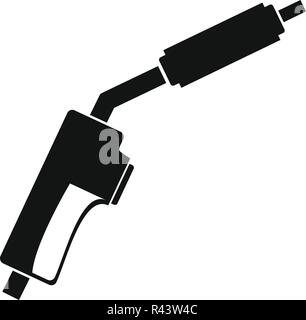 Gas welding tool icon. Simple illustration of gas welding tool vector icon for web design isolated on white background Stock Vector