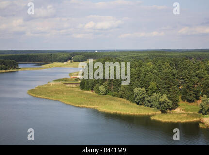 Landscape near Ostashkov. Tver oblast. Russia Stock Photo