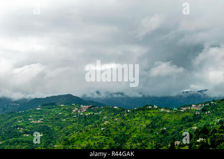 rains in the mountains Stock Photo