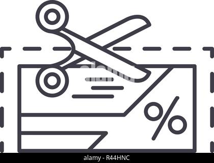 Loyalty program line icon concept. Loyalty program vector linear illustration, symbol, sign Stock Vector