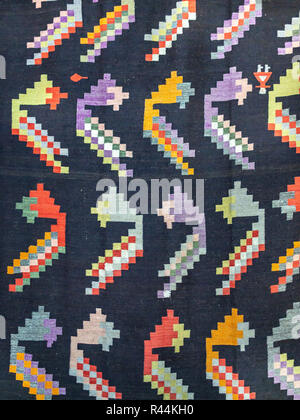 Traditional Moldavian old carpet, background texture Stock Photo
