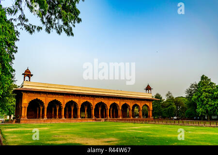 Diwan-i-Aam, Red Fort- a sunset view Stock Photo