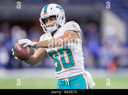 Miami Dolphins wide receiver Danny Amendola (80) is upended by Houston  Texans defender Josh Keyes (49) during the first half of an NFL football  game, Thursday, Oct. 25, 2018, in Houston. (AP