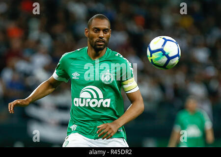 Sao Paulo, Brazil. 25th Nov, 2018. SP - Sao Paulo - 25/11/2018 - Brazilian A 2018, Corinthians vs. Chapecoense - Douglas Corinthians player during a match against Chapecoense at Arena Corinthians for the Brazilian championship A 2018. Photo: Marcello Zambrana/AGIF Credit: AGIF/Alamy Live News Stock Photo