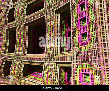 fractals computer graphics Stock Photo
