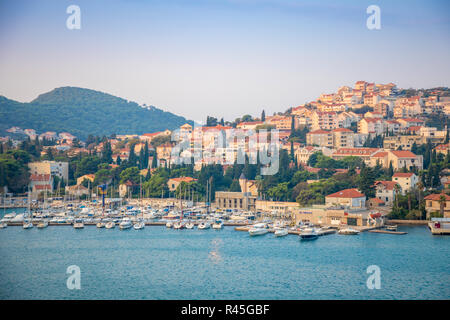 Dubrovnik, Croatia - 20.10.2018: View of the new part of the city of Dubrovnik, Croatia Stock Photo