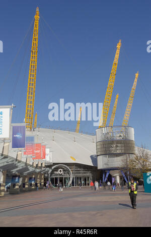 The O2 in Greenwich, London. UK. 22nd October 2018.UK. The O2 in Greenwich, London. The former London Dome building, October 2018. Stock Photo