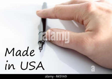 Made in Usa text concept Stock Photo