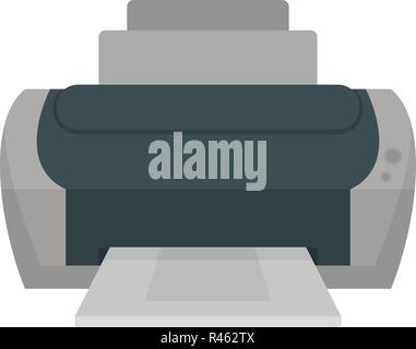 Photo printer icon. Flat illustration of photo printer vector icon for web isolated on white Stock Vector