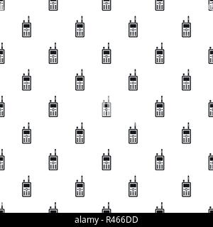 Talkie radio pattern seamless vector repeat geometric for any web design Stock Vector