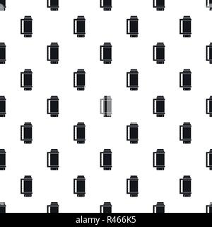 Thermos bottle pattern seamless vector repeat geometric for any web design Stock Vector
