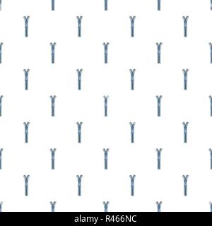 Fastener zip pattern seamless vector repeat for any web design Stock Vector