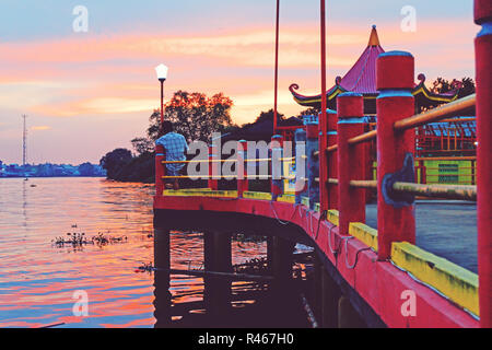 chinese temple in sambas regency, west kalimantan, indonesia Stock Photo