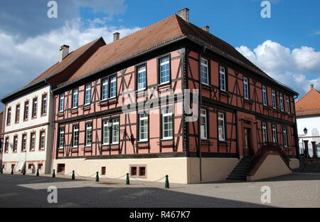 la maison des bailli au lauterbourg / alsace Stock Photo