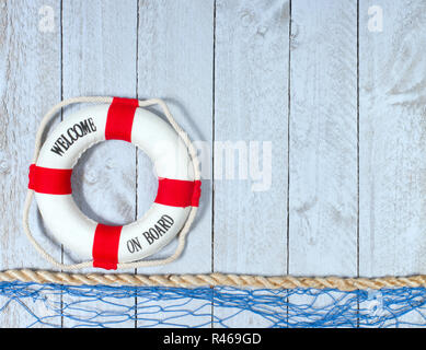 Welcome on Board Stock Photo