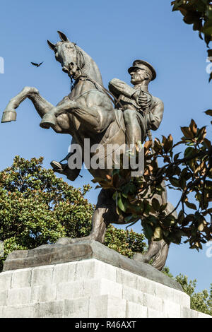 Statue of Honor Dedicated to the Landing of Ataturk in Samsun Stock Photo