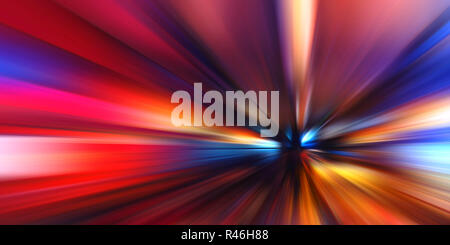 Abstract Motion speed background, colorful lines and blur Stock Photo