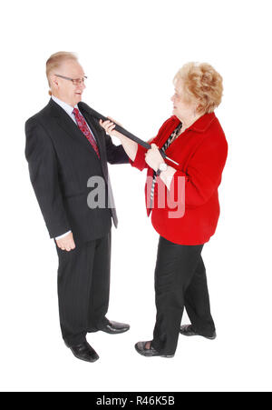 Senior couple having fun. Stock Photo
