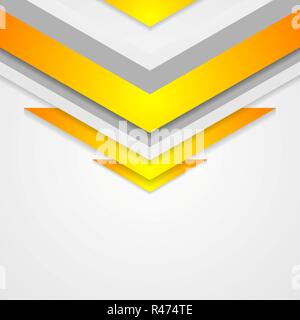 Abstract corporate background with arrows elements Stock Photo