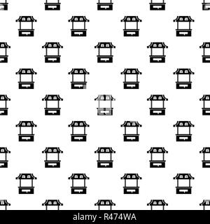 Stall pattern vector seamless Stock Vector