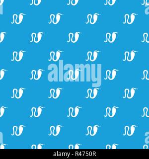 Cobra pattern vector seamless blue Stock Vector