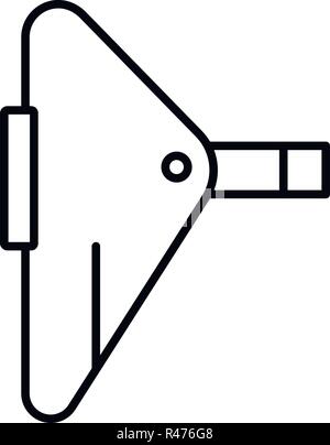 Spot welding icon, outline style Stock Vector