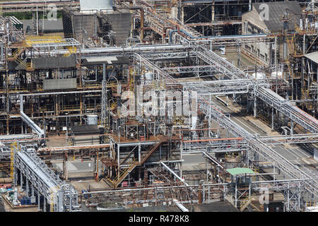 refinery plant Stock Photo