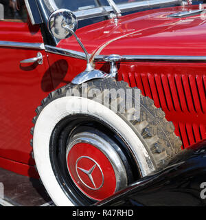 ROSTOV-ON-DON, RUSSIA, OCTOBER 07, 2017: Luxury retro car Mercedes 230 at the Retro Car Show Stock Photo