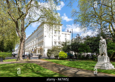 Statue of William Huskisson (British Statesman), Pimlico Gardens, Pimlico, City of Westminster, Greater London, England, United Kingdom Stock Photo