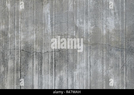 Concrete wall with traces from rubbed finish processing Stock Photo