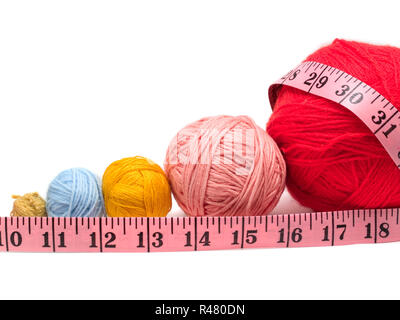 Yarn balls Stock Photo