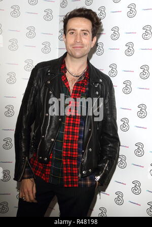 Portr8’s Three Mobiles VIP Gallery Launch at Three Mobile Pop-Up Gallery, Soho Square, London  Featuring: Nick Grimshaw Where: London, United Kingdom When: 25 Oct 2018 Credit: WENN.com Stock Photo