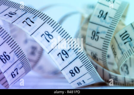 Close up view of  tailoring meter Stock Photo