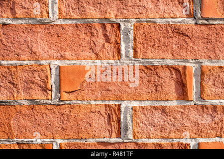 Old red brick wall texture Stock Photo