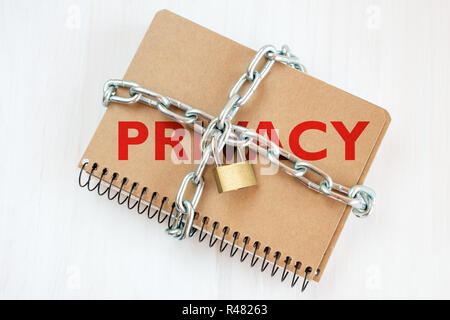 Privacy protection concept Stock Photo