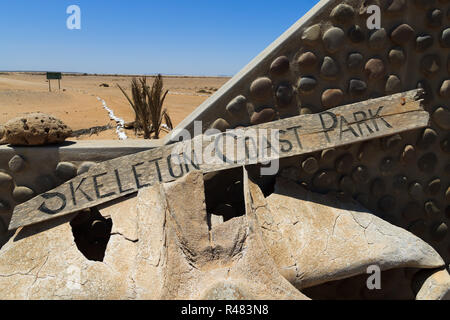 Skeleton coast gate Stock Photo