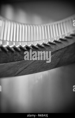 Lensbaby photo of hanging stairway Stock Photo