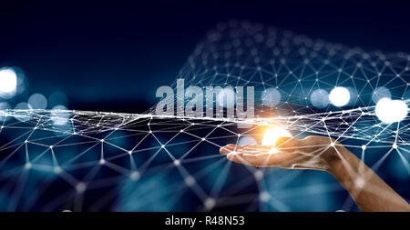 New technologies for connection. 3d rendering Stock Photo