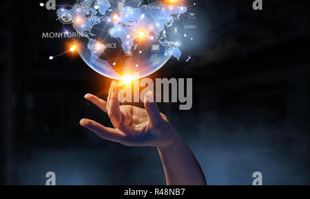 New technologies for connection. 3d rendering Stock Photo