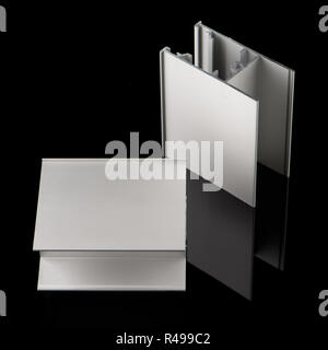 Aluminium profile sample Stock Photo