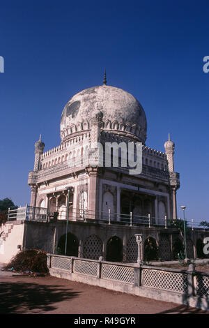 Qutb Shahi Tombs, Golconda Fort, Hyderabad, Andhra Pradesh, India, Asia Stock Photo