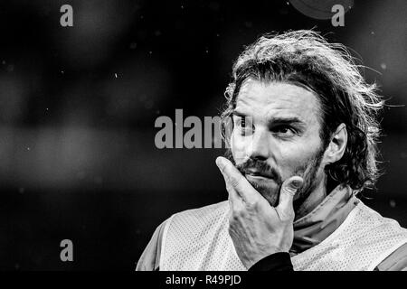 Genoa, Italy. 25th Nov, 2018. Federico Marchetti  (Genoa)  during the Italian 'Serie A' match between Genoa 1-1 Sampdoria at Luigi Ferraris Stadium on November 25 , 2018 in Genova, Italy. (Photo by Maurizio Borsari/AFLO) Stock Photo