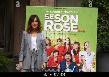 Rome 26 Nov 2018 - Hotel Visconti - Presentation film 'SE SON ROSE' Gabriella Pession in the role of Elettra Credit: Giuseppe Andidero Credit: Giuseppe Andidero/Alamy Live News Stock Photo