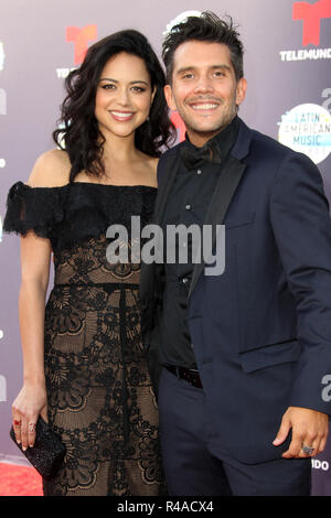 Latin American Music Awards 2018 held at the Dolby Theatre in Los Angeles, California.  Featuring: Alyssa Diaz, Gustavo Galindo Where: Los Angeles, California, United States When: 25 Oct 2018 Credit: Adriana M. Barraza/WENN.com Stock Photo