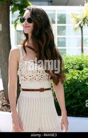 CANNES, FRANCE – MAY 15, 2018: Charlotte Le Bon at the Talents Adami photocall during the 71st Cannes Film Festival (photo by Mickael Chavet) Stock Photo