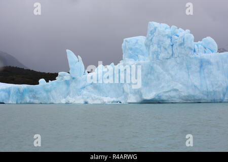 Icebergs on the Argentino Lake Stock Photo