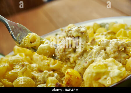 Amish Country Casserole, for many homestyle dishes. Stock Photo