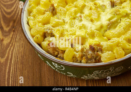 Amish Country Casserole, for many homestyle dishes. Stock Photo