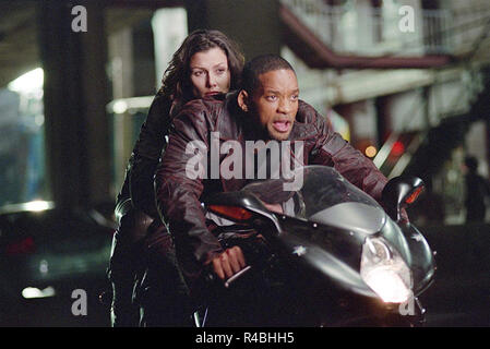 I,ROBOT  2004 Twentieth Century Fox film with Will Smith and Bridget Moynahan Stock Photo