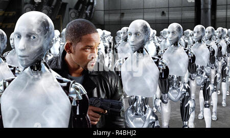 I,ROBOT  2004 Twentieth Century Fox film with Will Smith Stock Photo